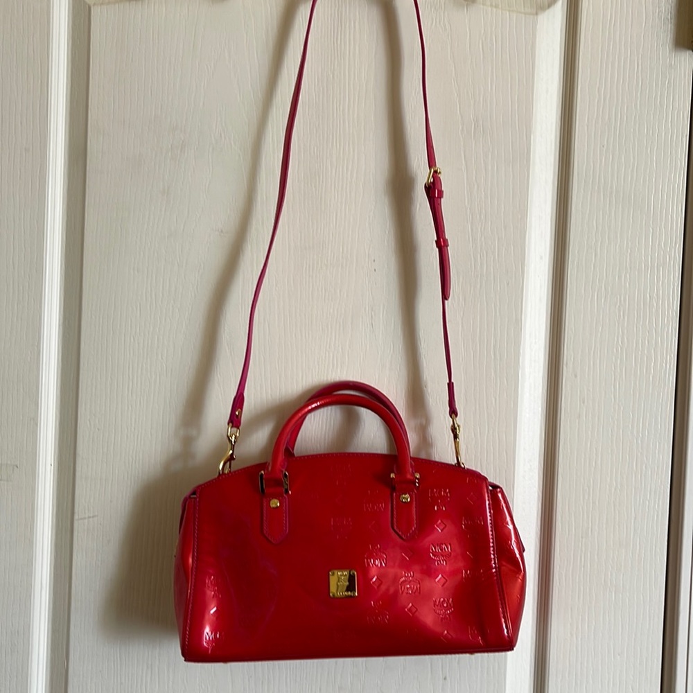 MCM Vernis two way bag